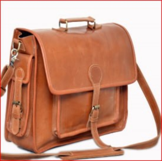 Picture of Handcrafted Leather Messenger Bag
