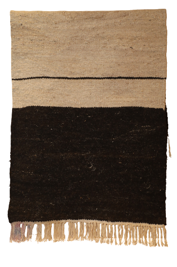 Picture of black and white  carpet